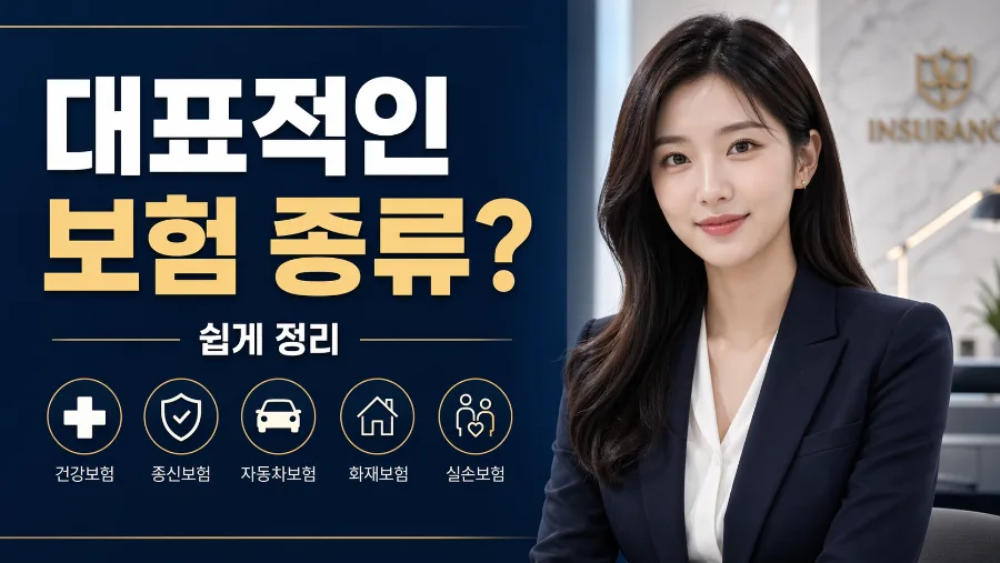 보험 종류별 보장 내용 완벽 정리 (2026년 최신)