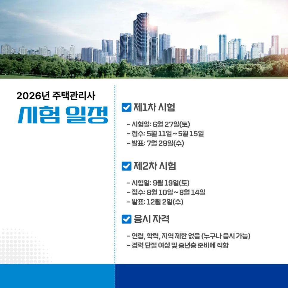 2026년 주택관리사 시험 완벽 대비: 중장년 재취업 성공 전략 2