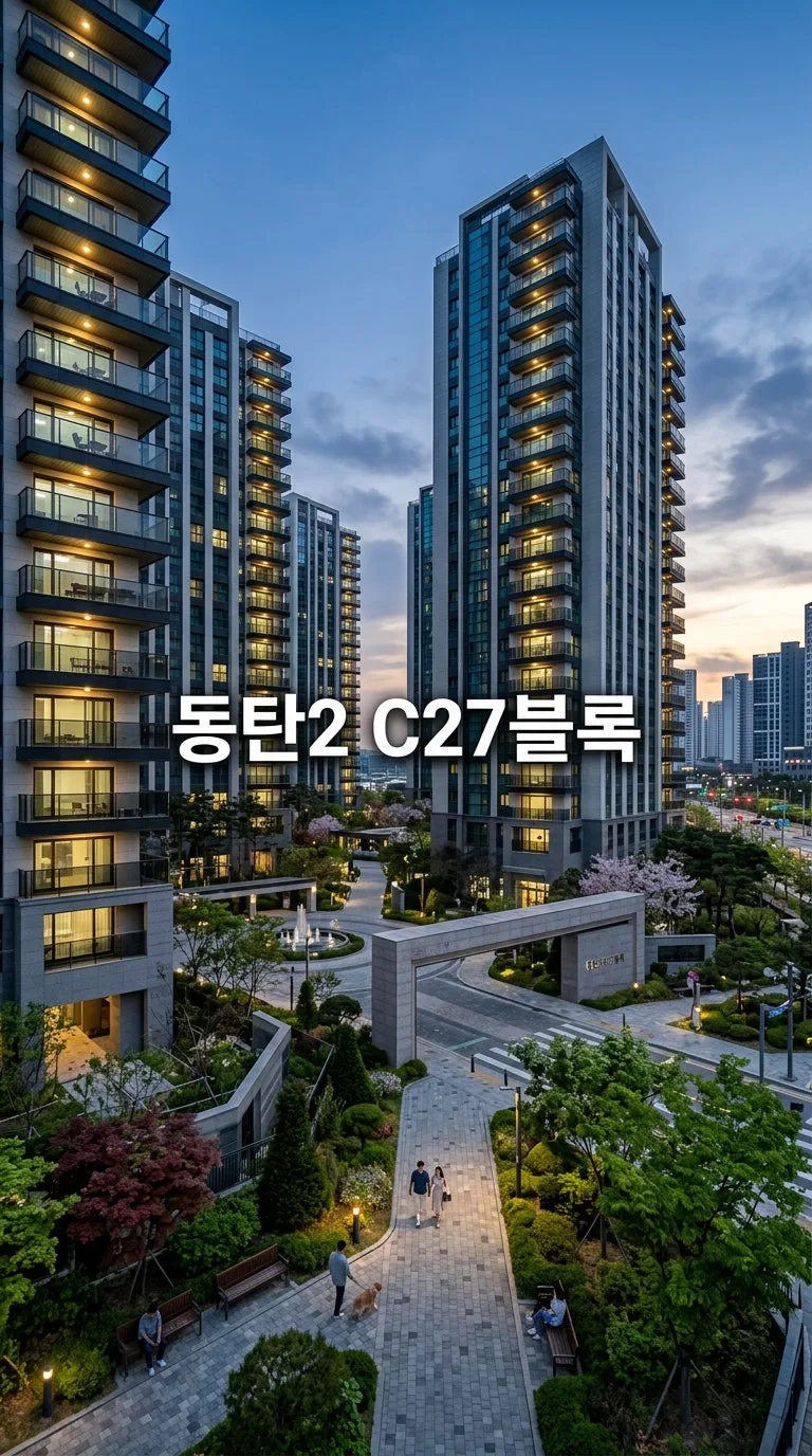 동탄2 C27블록 분양가 6억대? 2026년 청약 일정 및 당첨 전략 완벽 분석 2