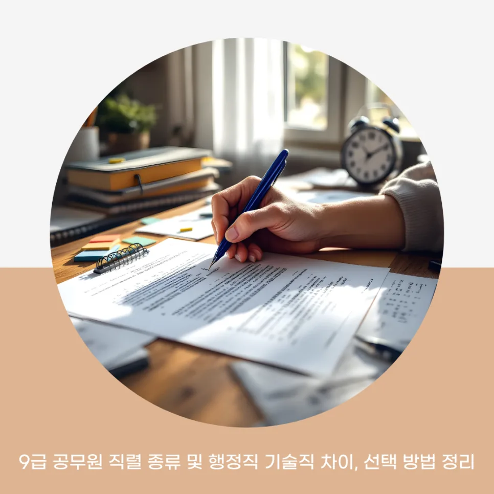 9급 공무원 직렬 선택 가이드 2026: 행정직 vs 기술직 완벽 비교 — 교육·학문 — minheuicho