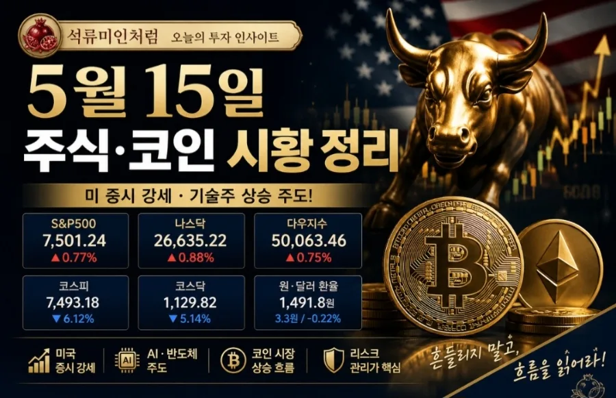2026년 5월 주식·코인 시장 전망: 투자 전략 총정리