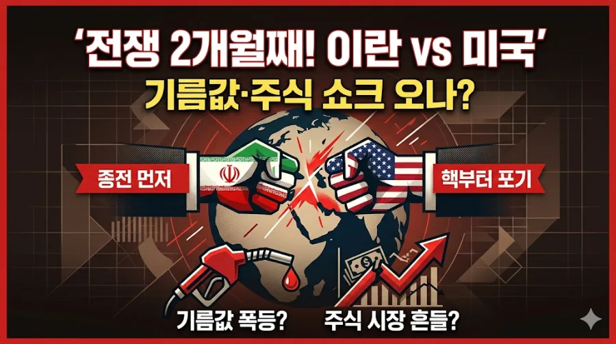 이란-미국 전쟁 2026년 전망: 유가·주식 영향 및 종전 가능성은?
