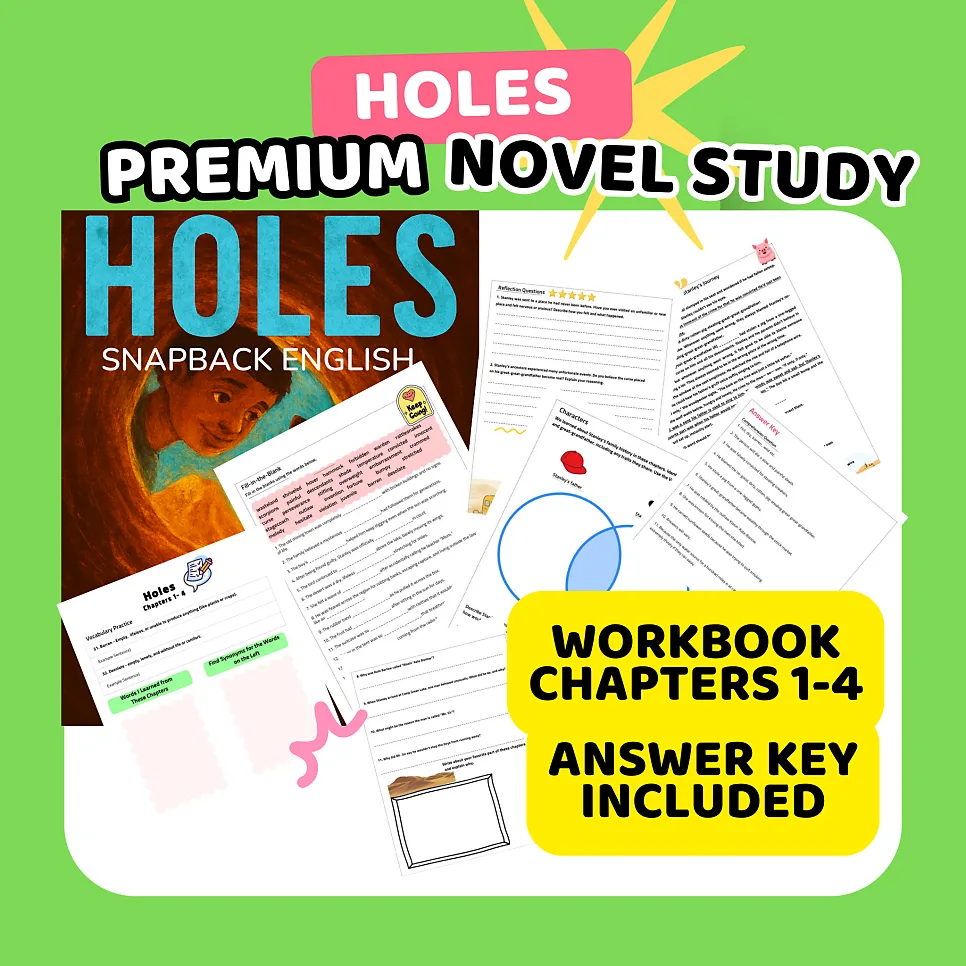 초등 중등 영어원서 Holes 워크북 2026년 무료 활용법 2