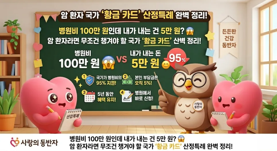 암 환자 병원비 95% 할인 받는 법 2026년 총정리 2
