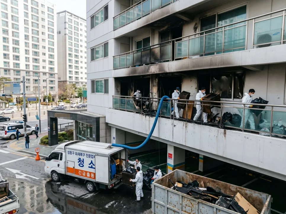 성동구 화재 청소 2026: 당일 복구 경험담 및 주의사항 총정리 2