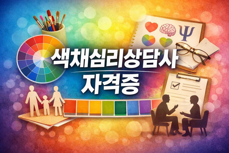 색채심리상담사 1급 자격증, 2주 만에 취득 가능할까? 2026년 총정리 2