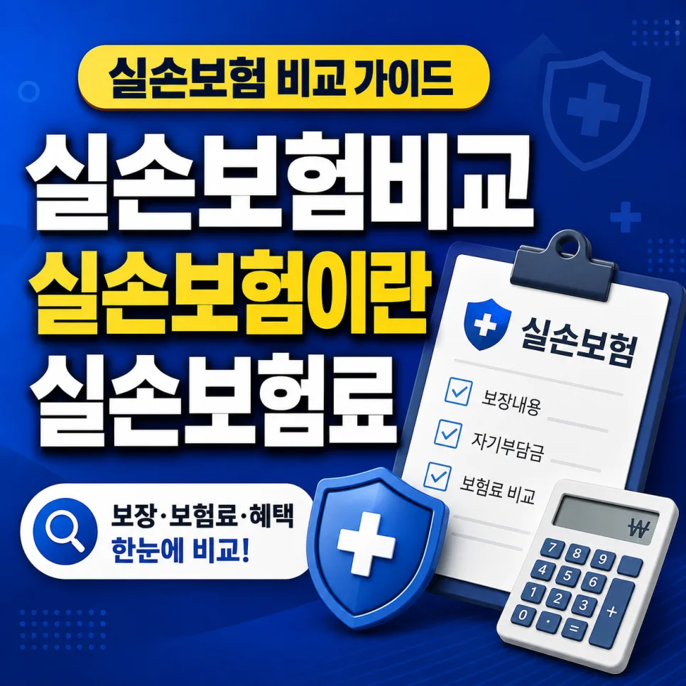 실비보험 2026년, 다이렉트 비교사이트 순위별 가입 전략