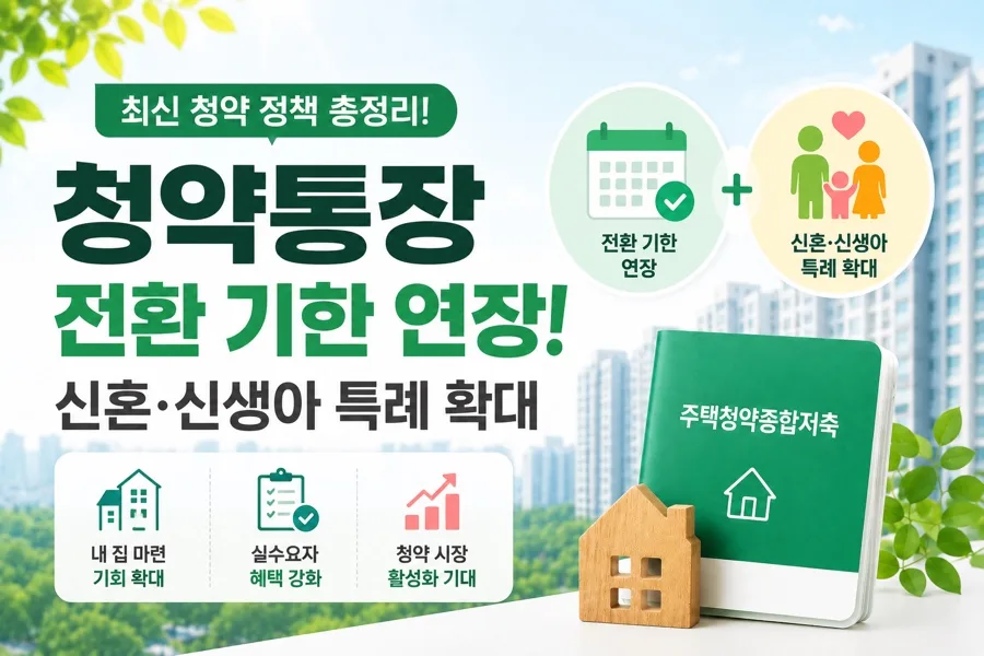 신혼·신생아 특례 확대 2026: 청약통장 전환 및 정책 총정리 — 비즈니스·경제 — kqnfdmlekf77