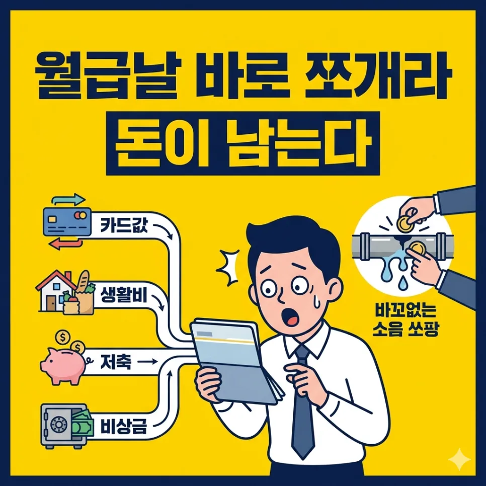 통장 쪼개기 현실적 방법 2026: 월급 관리 실패 원인과 해결책 — 비즈니스·경제 — bbsd111