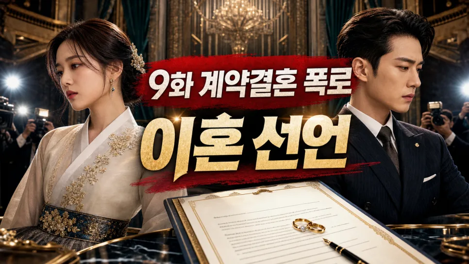 21세기 대군부인 9화: 계약결혼 폭로와 이혼 선언, 로맨스 넘어 정치극 2026 — K-드라마 — brainy_smurf