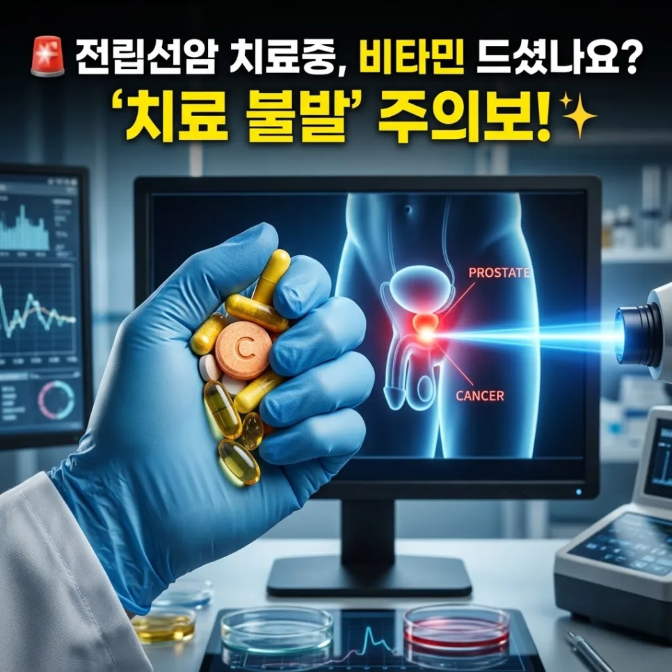 전립선암 방사선 치료 효과 높이는 식단 2026: 항산화제 주의점