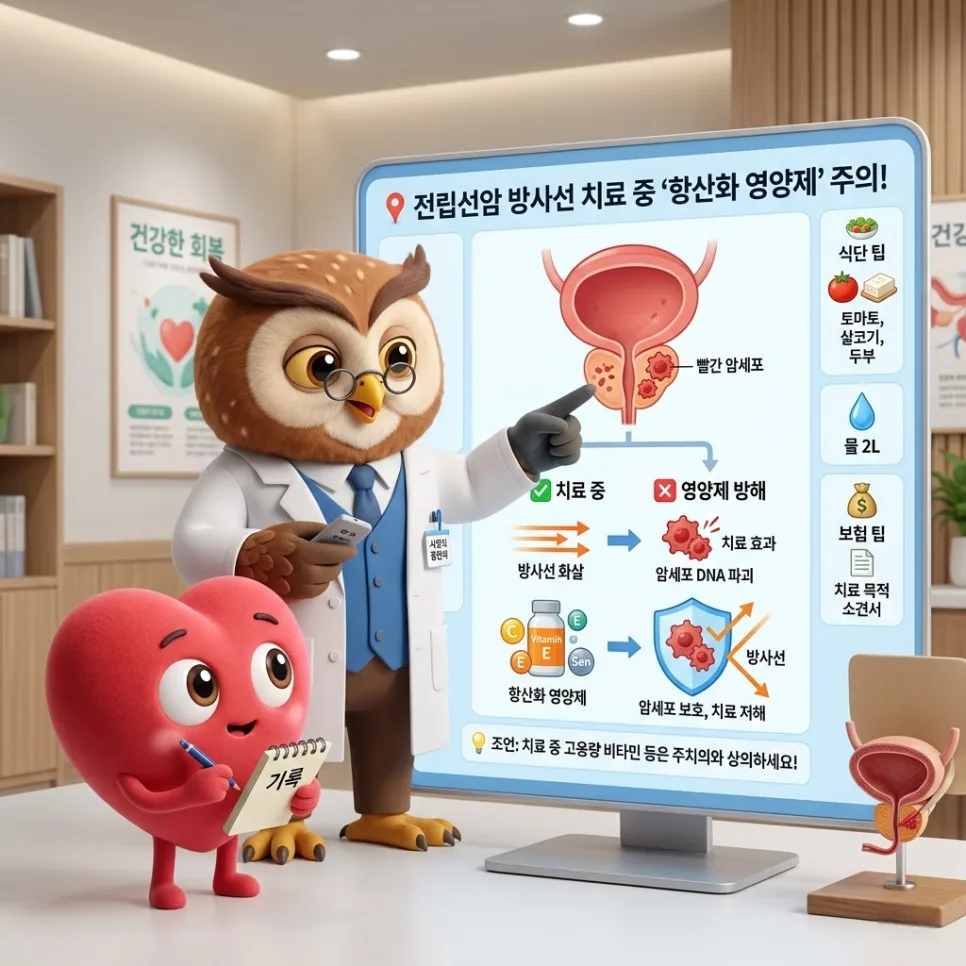전립선암 방사선 치료 효과 높이는 식단 2026: 항산화제 주의점 2