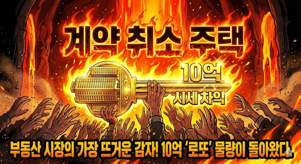 로또 청약 취소분 물량 2026: 10억 시세차익 기회 잡는 법 2