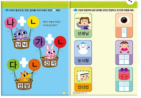 만 4세 홈스쿨 워크북 10권 세트, 한글 시작 완벽 대비 2026