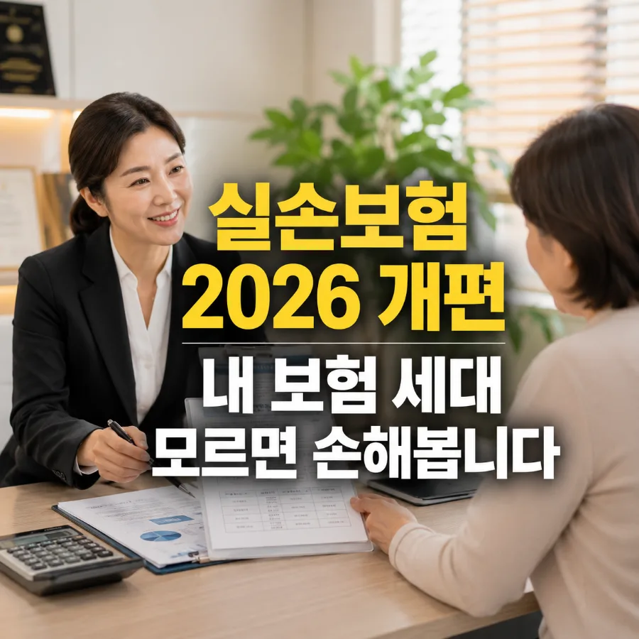 2026년 실손보험 개편, 5세대 전환 시 유리할까? 핵심 비교