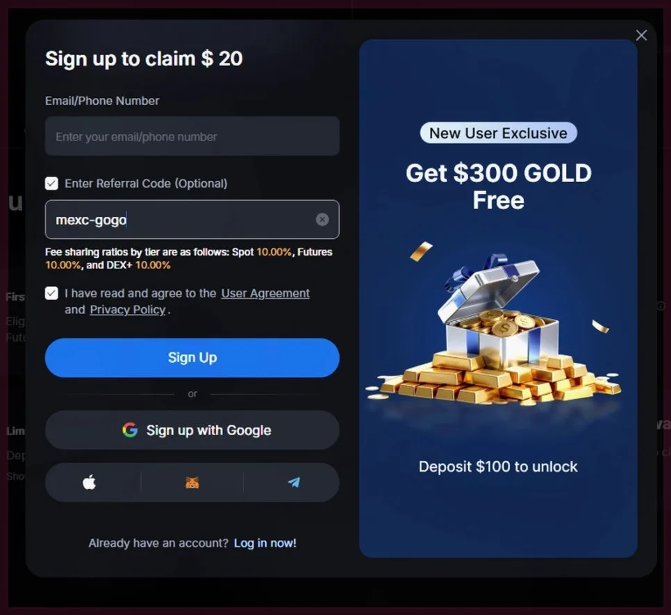 MEXC 레퍼럴 코드 2026: 수수료 10% 페이백 & 300 USDT 보너스 받는 법 2