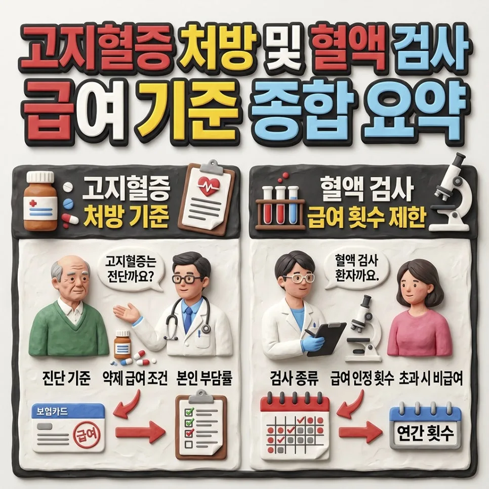 고지혈증 약 건강보험 기준과 피검사 횟수 제한 2026년 총정리 — 건강·의학 — qartcokr02