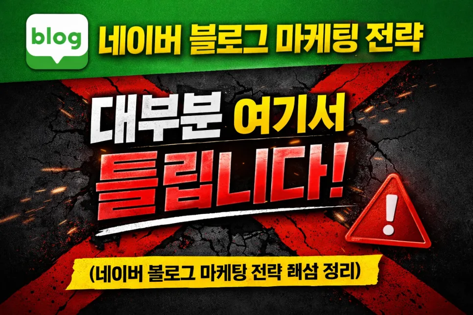 네이버 블로그 마케팅, 2026년 성공 위한 핵심 전략 5가지