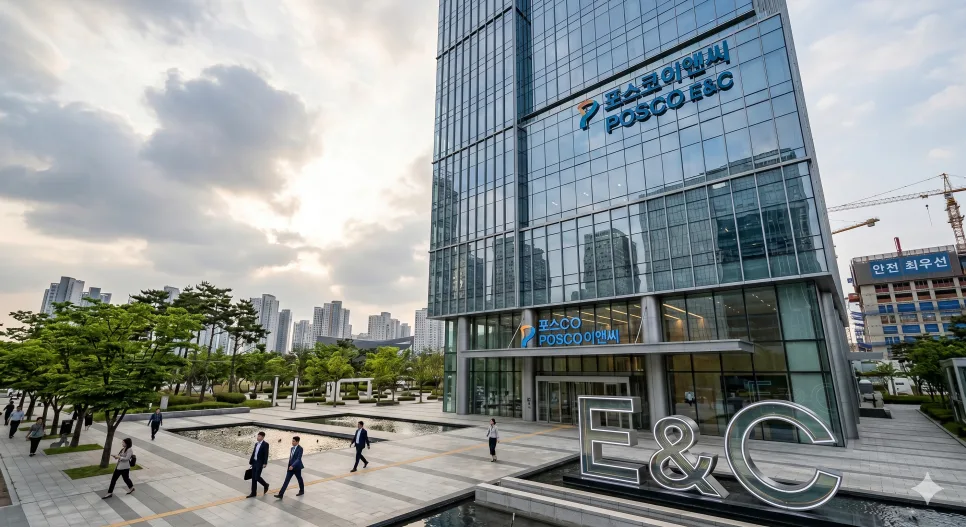 포스코이앤씨 4500억 적자, 건설사 위기 2026년 전망은?