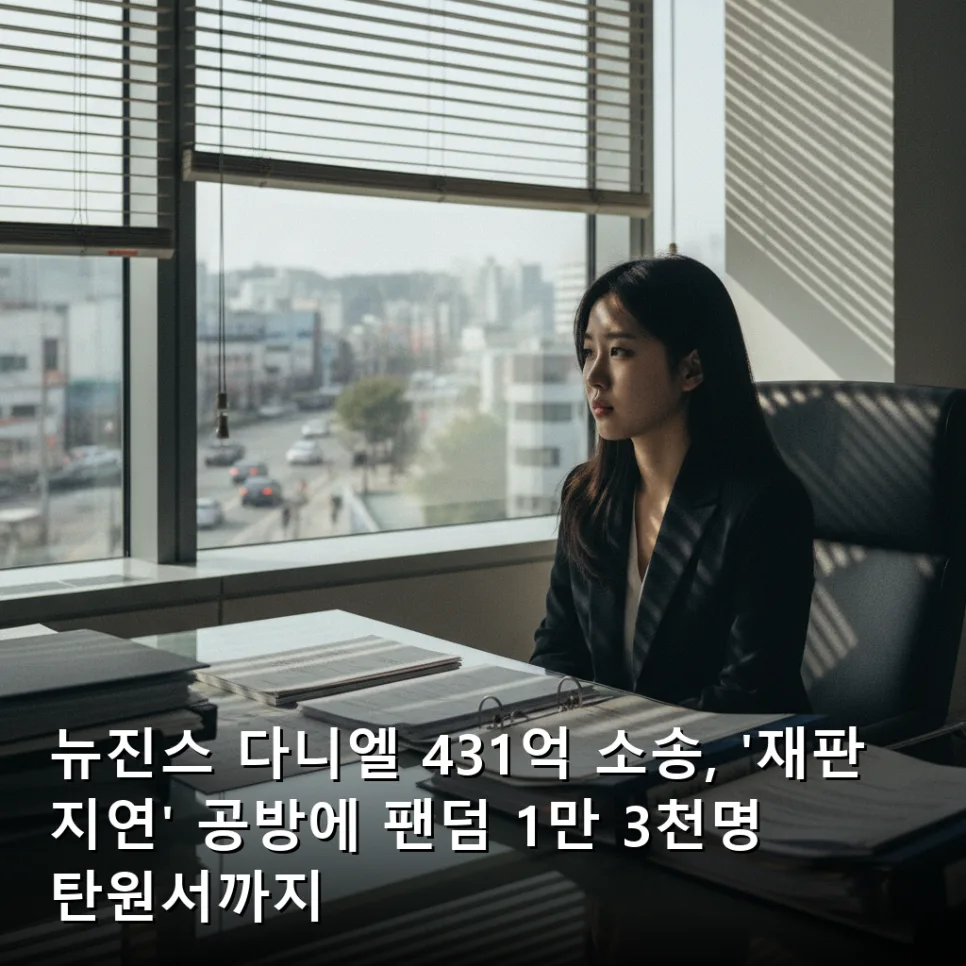 뉴진스 다니엘 431억 소송: 재판 지연 공방 2026년 전망 — 사회·시사 — hampi2