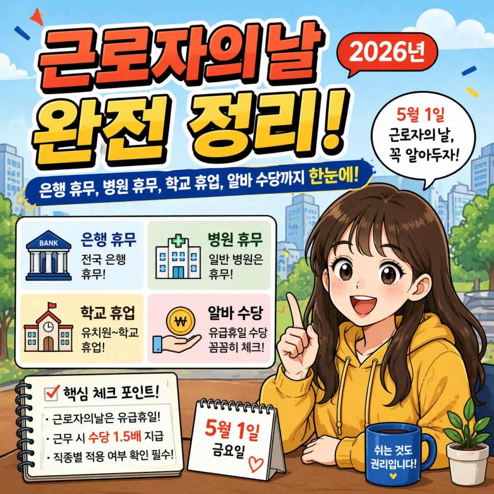 2026년 근로자의 날, 무엇이 달라지나요? 휴무·수당 총정리 — 비즈니스·경제 — min0938