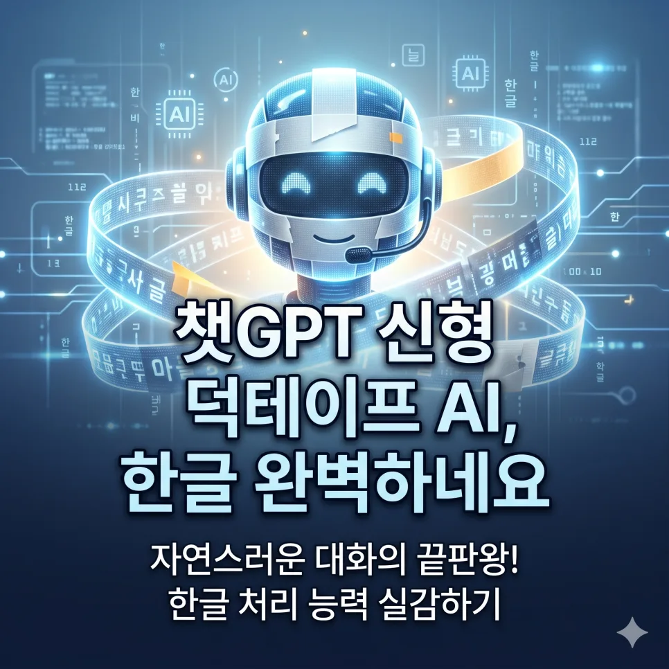 덕테이프 AI, 한글 완벽 구현? 2026년 이미지 생성 혁신 총정리 — IT·테크 — song202301
