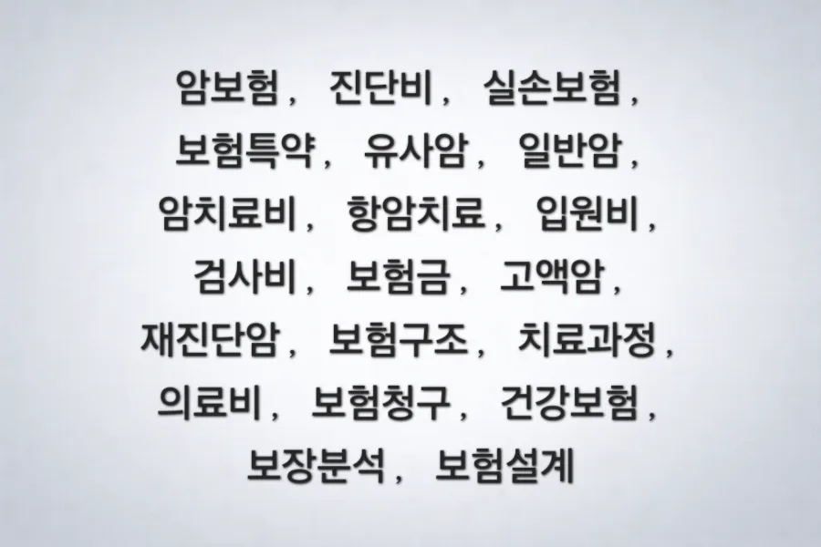 암보험 보장 구조 2026년 총정리: 진단비, 실손, 특약 완벽 분석