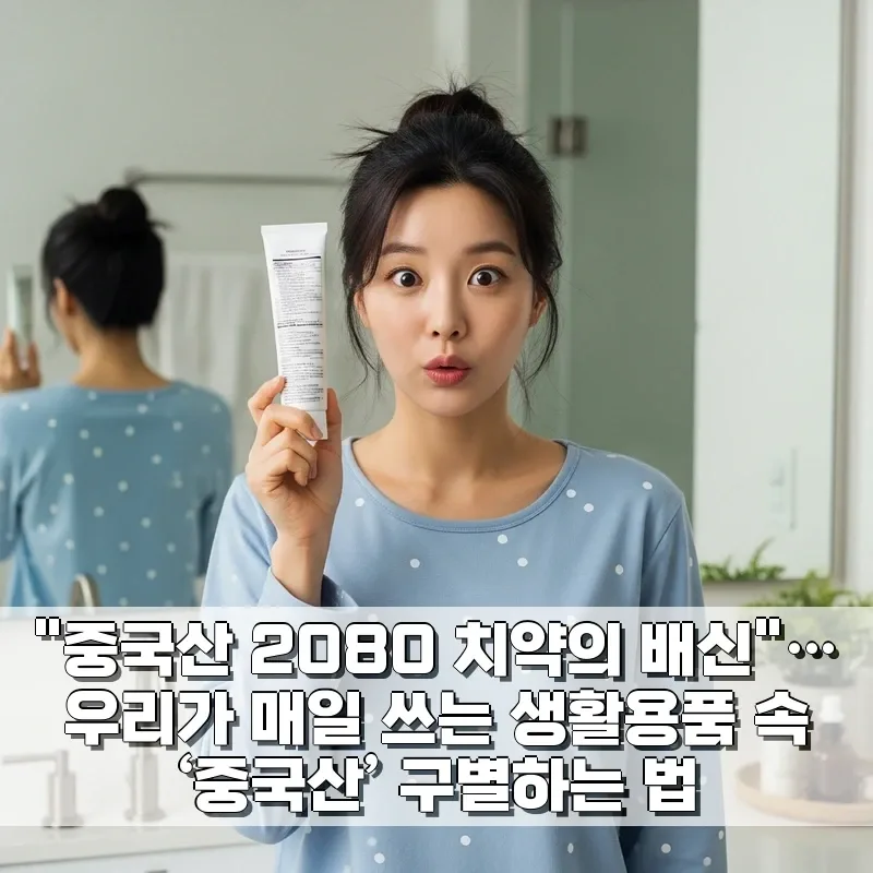 2080 치약 원산지 2026년 총정리: 중국산 구별법과 현명한 소비 전략 — 건강·의학 — by 루피포차코