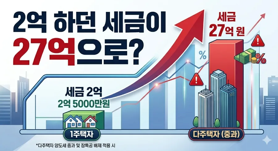 다주택자 양도세 중과 2026년, 세금 폭탄 피하는 법