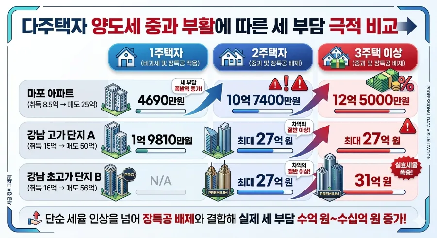 다주택자 양도세 중과 2026년, 세금 폭탄 피하는 법 2