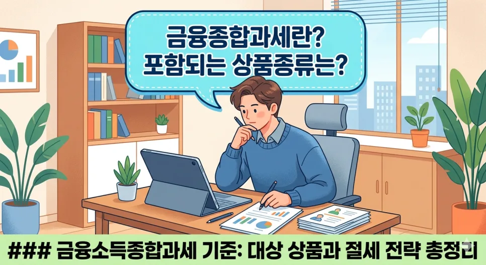 금융소득종합과세 2026년 기준: 절세 전략 완벽 가이드