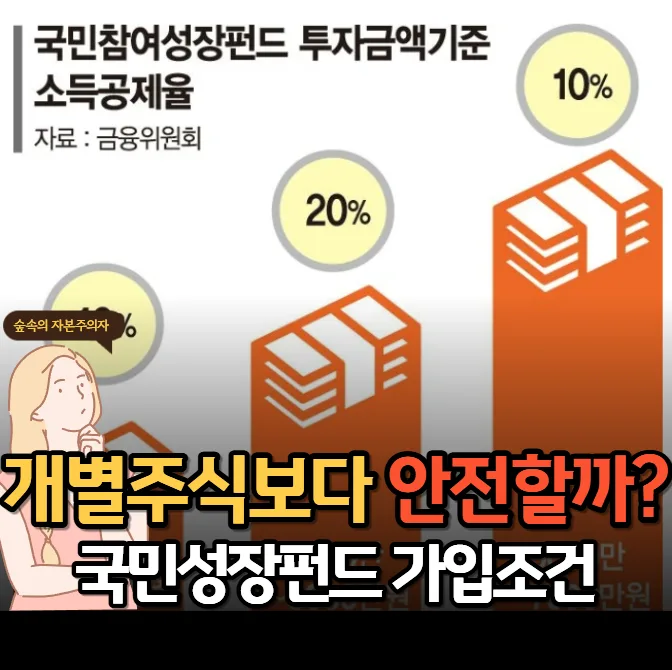 국민성장펀드 2026년 가입조건과 20% 손실 보장 혜택 총정리