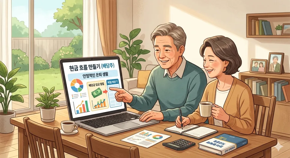 2026년 퇴직 후 월 1000만원 현금 흐름 만드는 배당주 투자 전략
