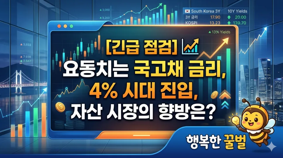 국고채 금리 4% 시대, 자산 시장 전망과 투자 전략 2026 — 비즈니스·경제 — nawookim0070 1