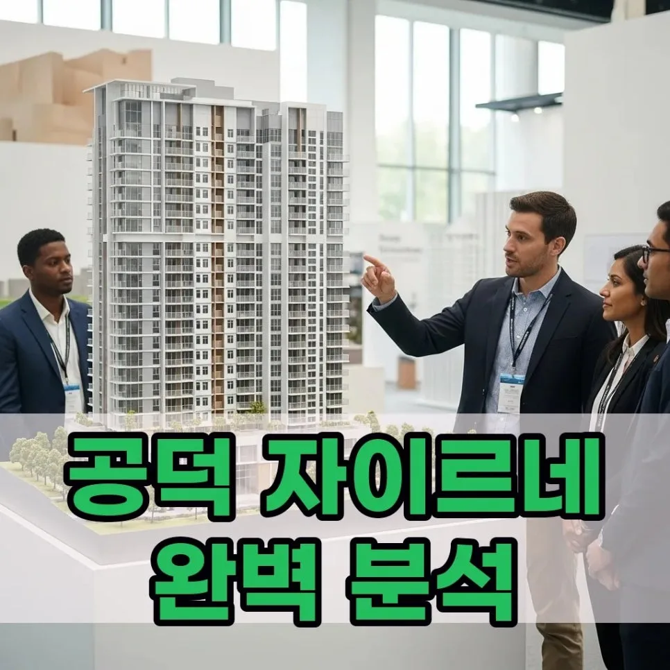 공덕 자이르네 청약 조건 및 분양가 분석 2026