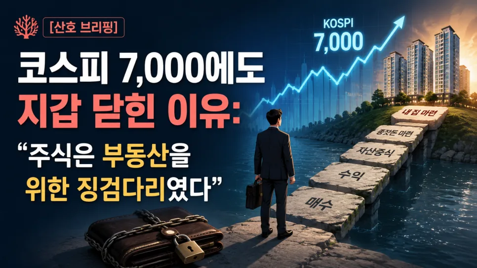 코스피 7000에도 지갑 닫힌 이유: 부동산에 쏠린 자금 2026 전망