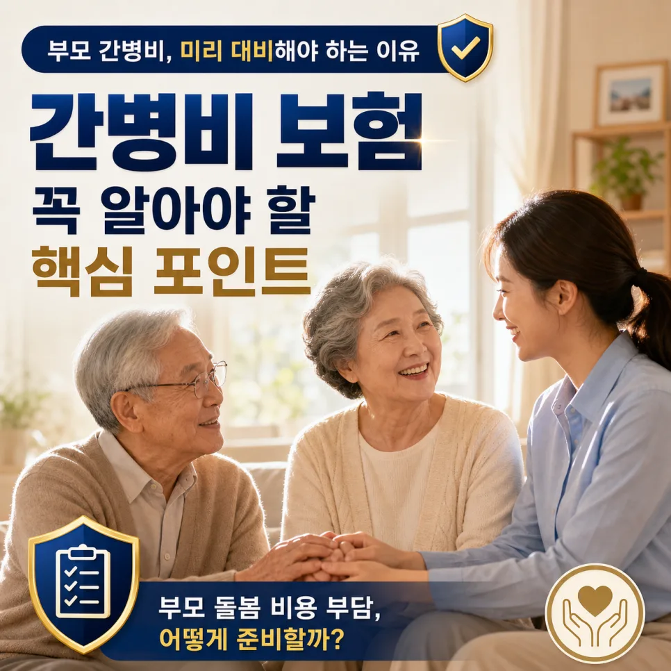부모님 간병보험, 일당 vs 지원형 비교 2026년 최신 분석