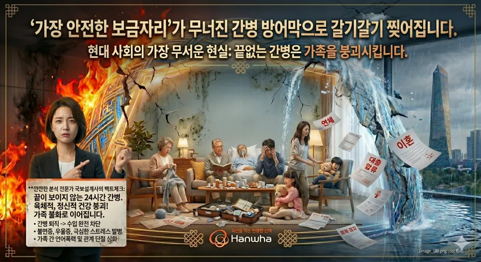 2026년 간병비 폭탄 막는 법: 한화 간병보험 필수 가입 이유 2
