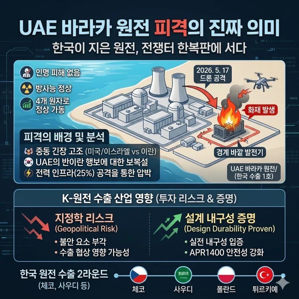 UAE 바라카 원전 피격 사건, 한국 원전의 진짜 의미는? 2026