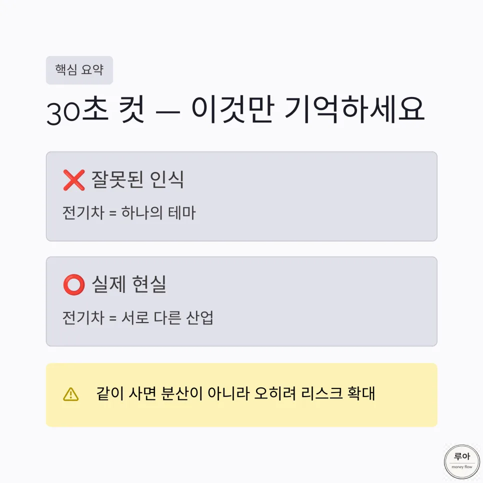 전기차 투자, 왜 테마 묶으면 손실 볼까? 2026 전략 2
