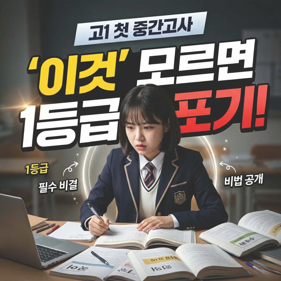 고1 수학 1등급 비결: 대치동 강사의 2026년 중간고사 완벽 대비법 — 교육·학문 — eunjung145