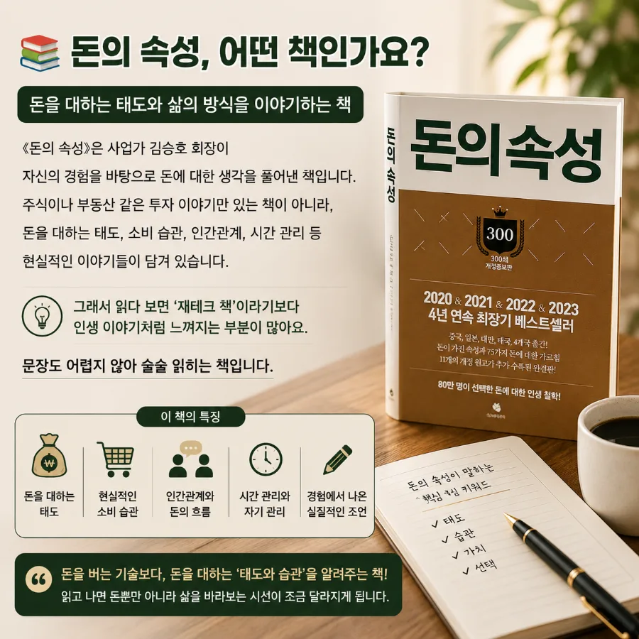 돈의 속성, 아이와 함께 읽고 깨달은 3가지 교훈 2026 2