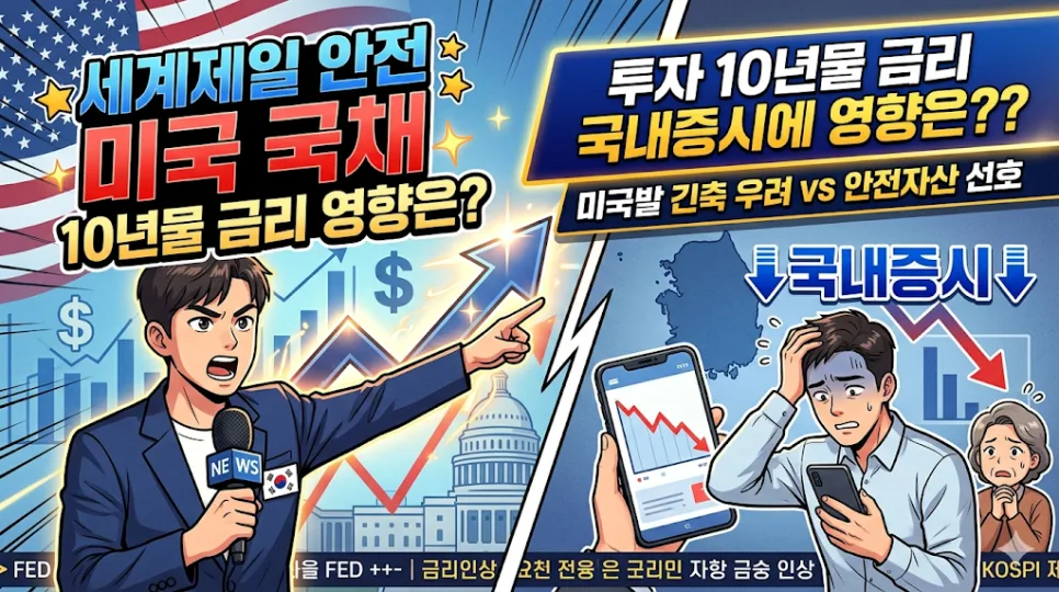 미국 국채 10년물 금리, 국내 증시에 미치는 영향은? (2026년 전망)