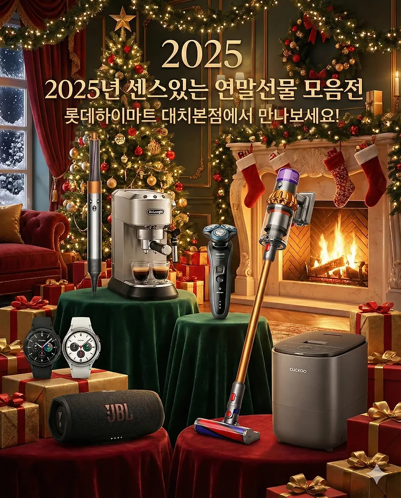 2026년 연말 선물 추천: 하이마트 부점장이 엄선한 인기 가전 5가지 — 상품리뷰 — by 하이마트 큐레이터