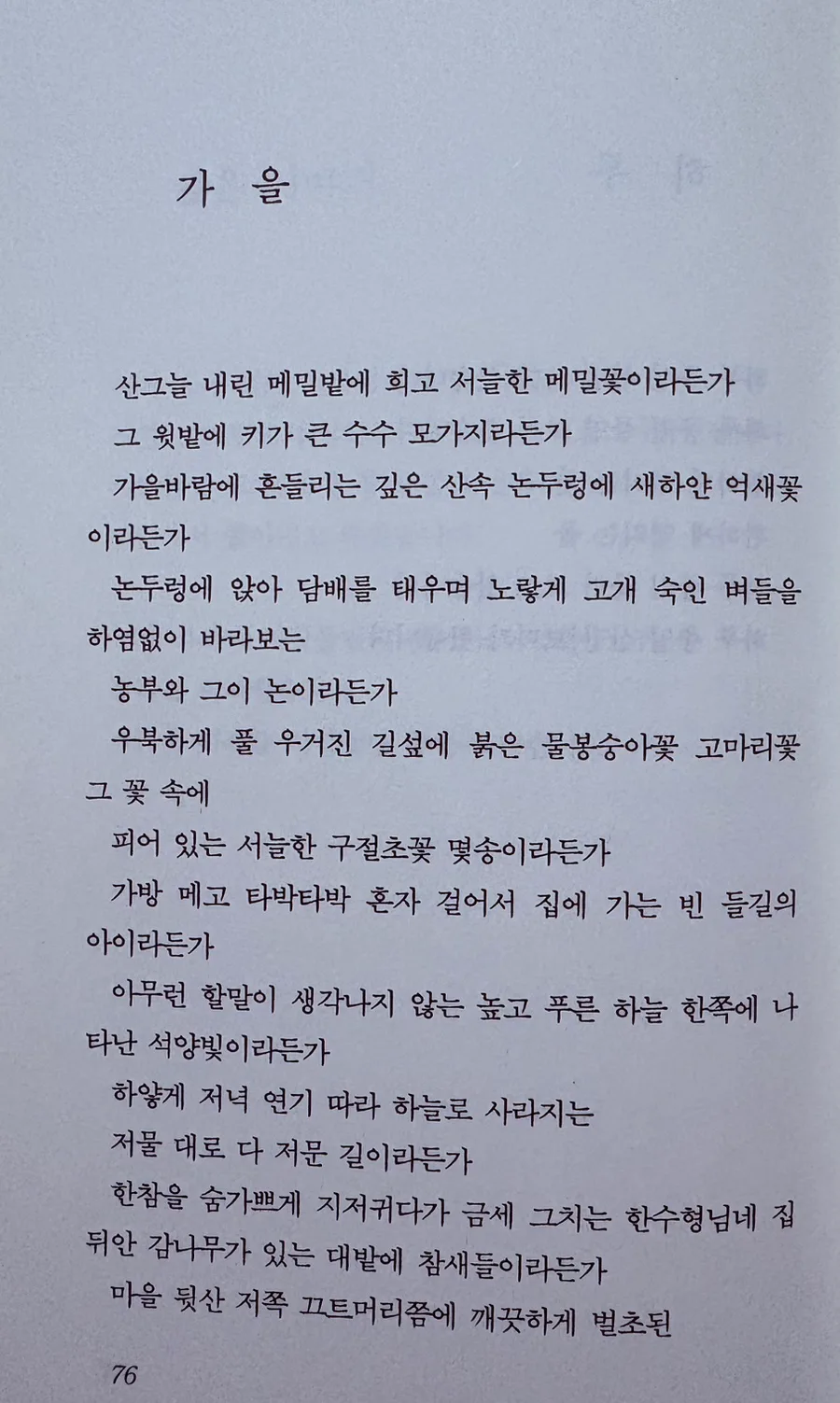 김용택 시 '가을' 속 그리움과 정겨움 2026년 재해석 2