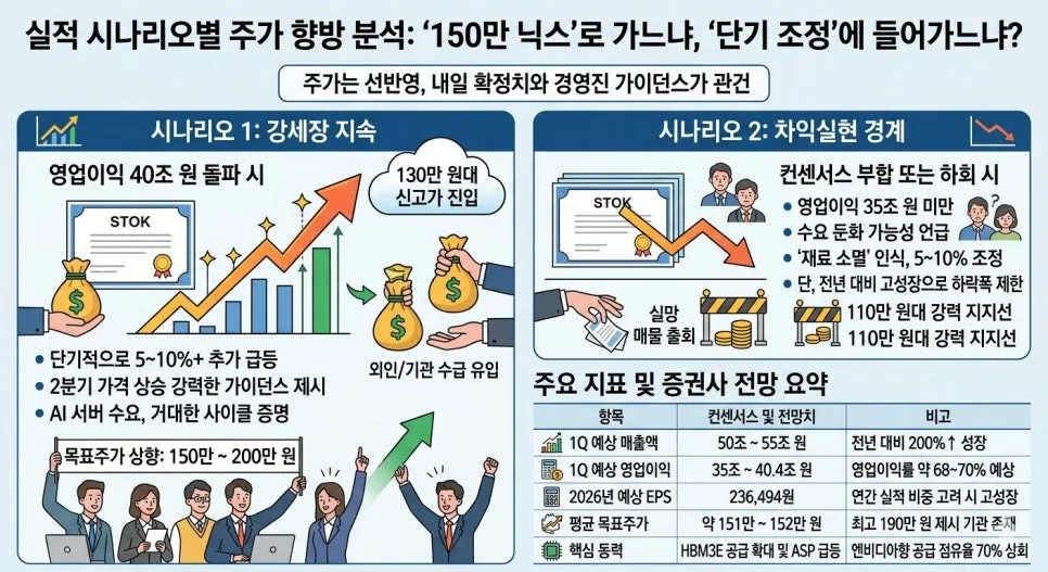 SK하이닉스 실적 40조 돌파? 2026년 1분기 전망과 주가 전망 3