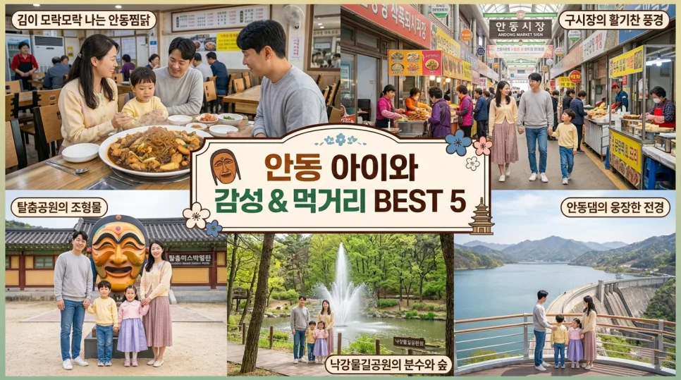 안동 아이와 가볼만한 곳 2026: 감성 & 먹거리 코스 총정리 — 한국여행 — i0865