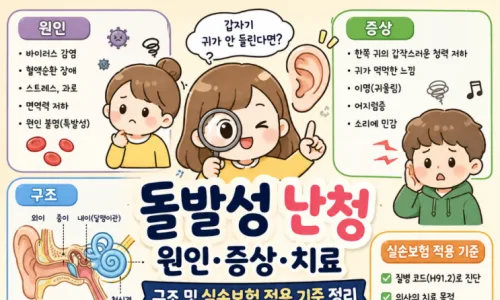 난청 vs 메니에르병 2026: 원인, 증상, 보험 적용 완벽 비교 2