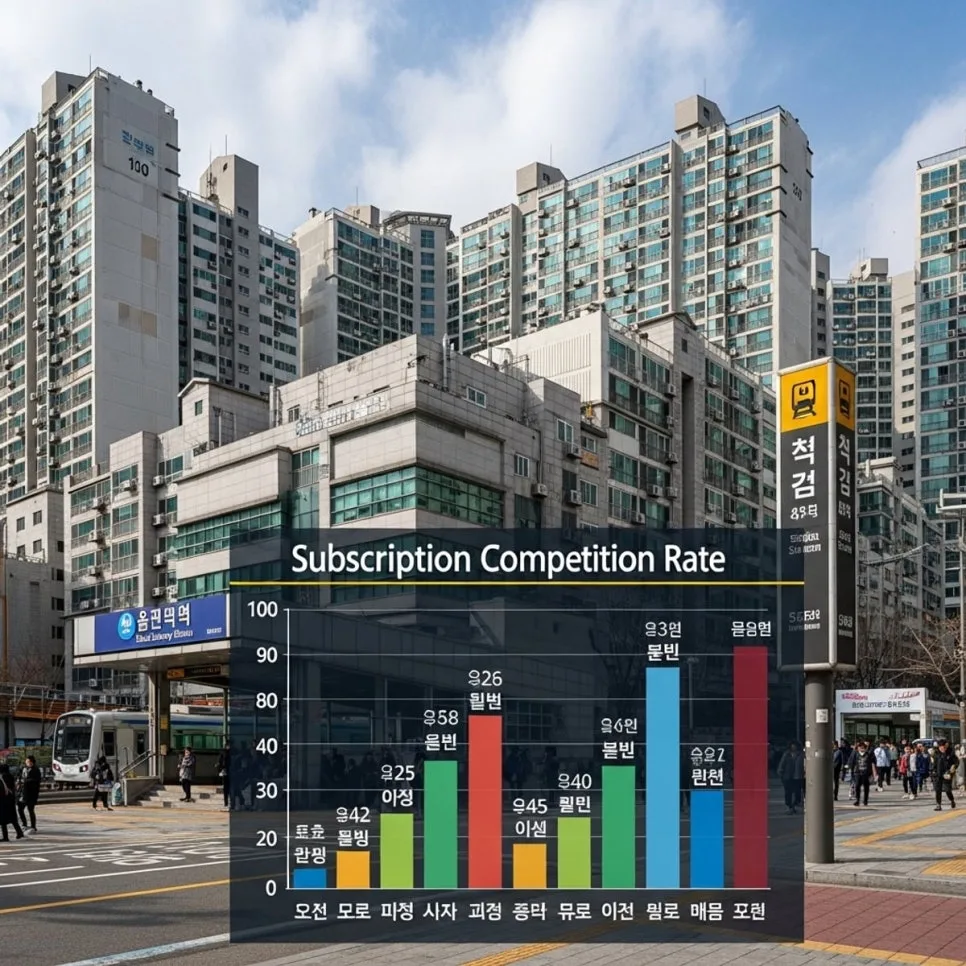 2026년 역세권 아파트 청약, 40배 경쟁률 뚫는 실전 전략 3