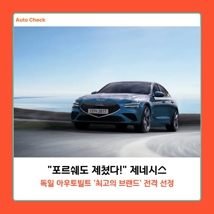 제네시스, 독일 최고 브랜드 1위 비결 2026년 분석 — 자동차 — rentcarpro1
